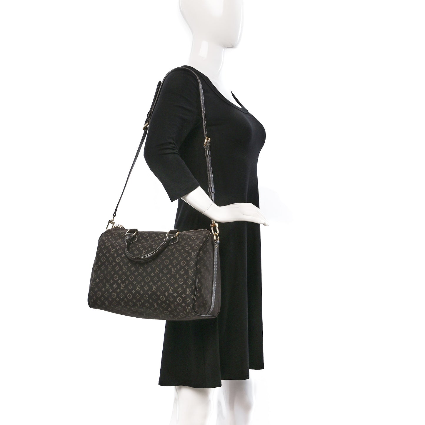 Monogram Idylle Speedy Bandouliere 30 Fusain