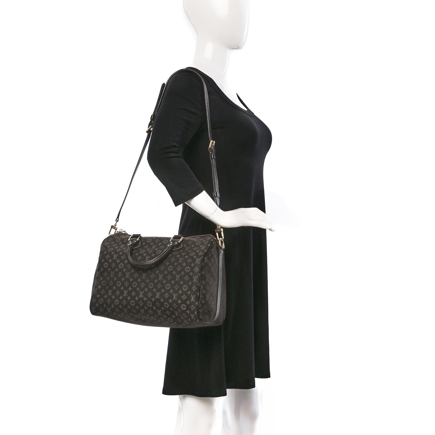 Louis Vuitton Monogram Idylle Speedy Bandouliere 30 Fusain 3 of 9