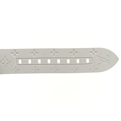 Louis Vuitton Rubber Monogram Tambour Watch Strap White 7 of 7