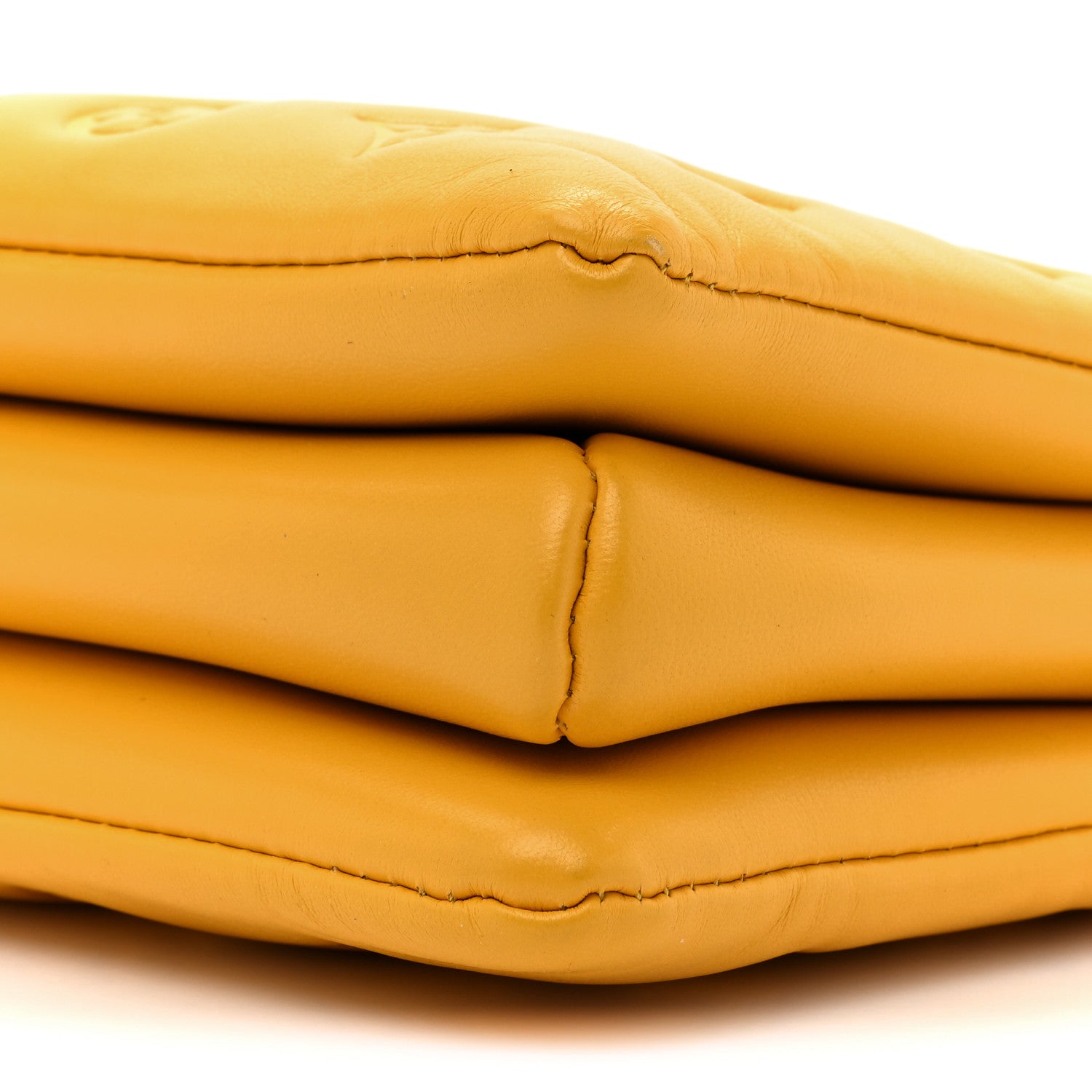 Louis Vuitton Lambskin Embossed Monogram Coussin PM Sunflower 9 of 12