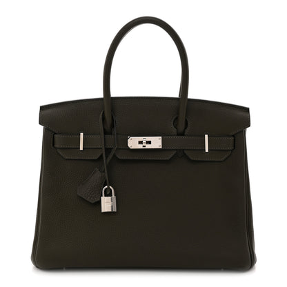 Hermes Togo Birkin 30 Vert De Gris 1 of 11