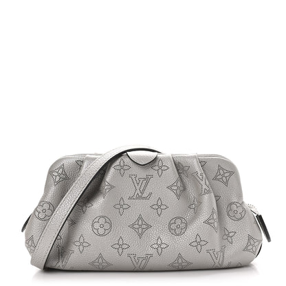 Louis Vuitton LOUIS VUITTON Mahina Scala Mini Pouch Gris Souris 1 of 9