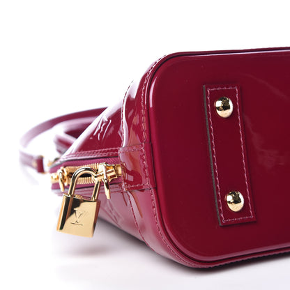 Louis Vuitton Vernis Alma BB Magenta 5 of 9