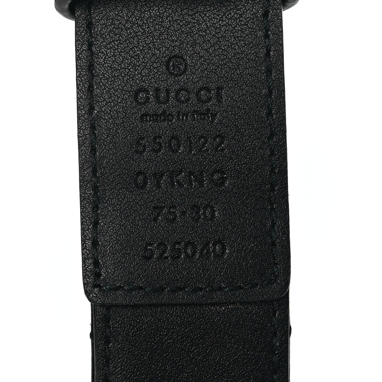Calfskin Trapuntata Zumi 30mm Belt 75 30 Black