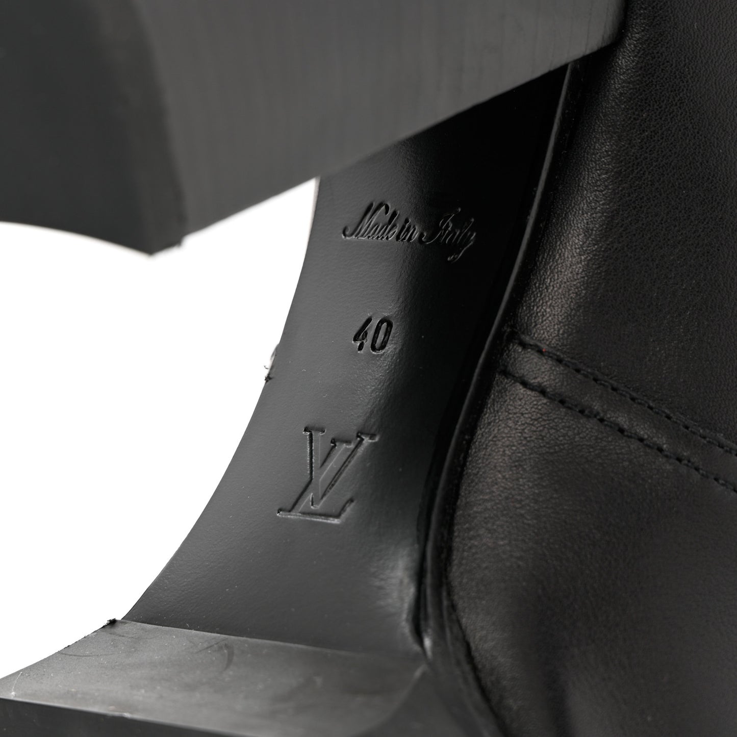Calfskin Monogram Star Trail Ankle Boots 40 Black