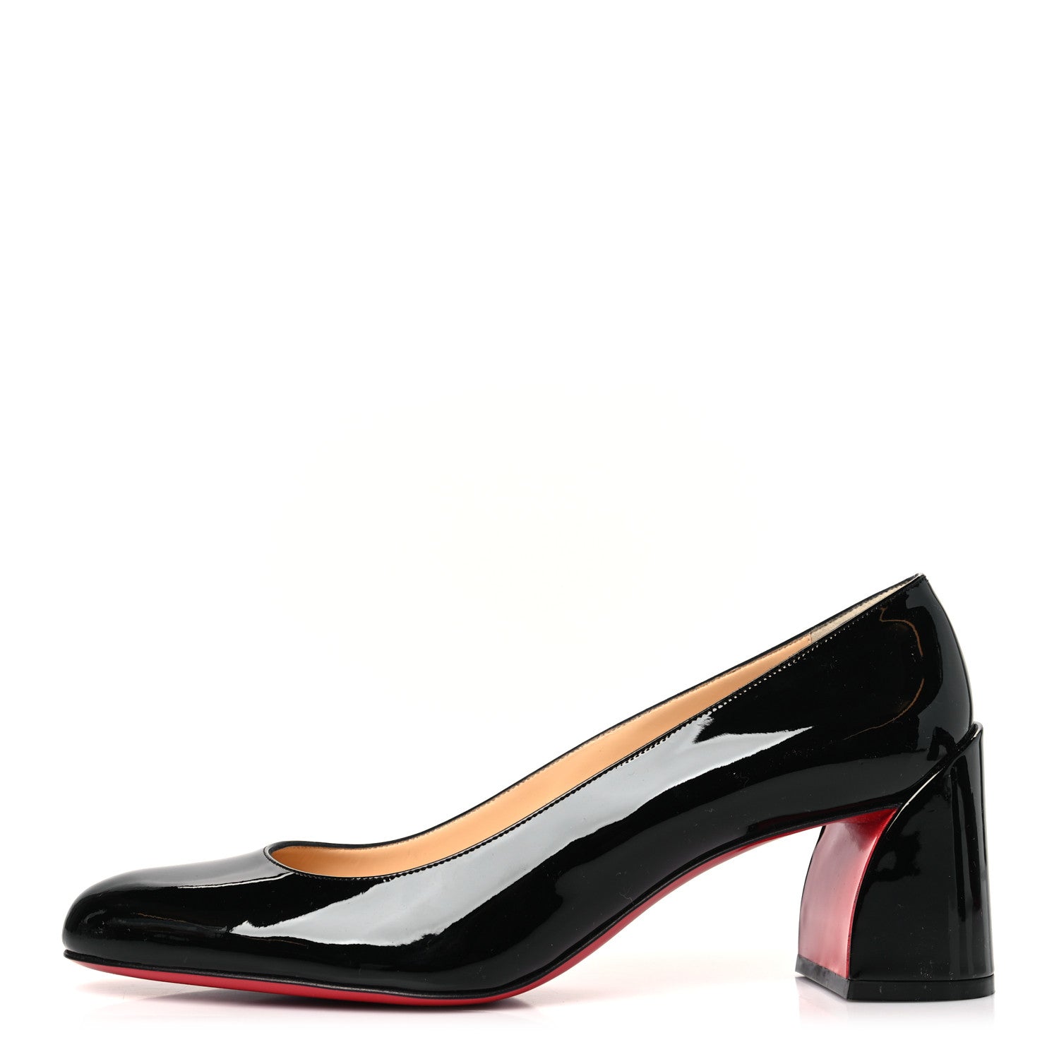 Christian Louboutin Patent Calfskin Miss Sab 55 Pumps 41 Black 1 of 8