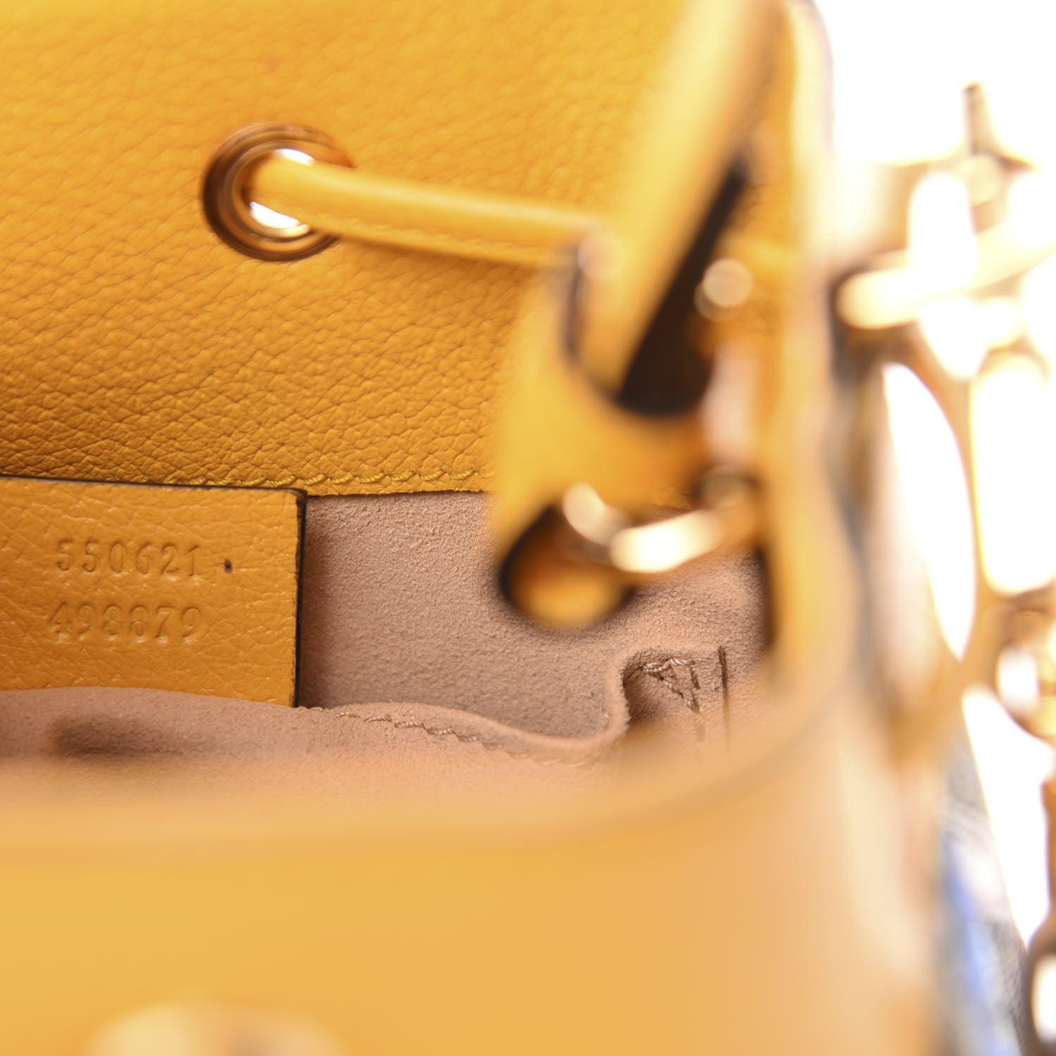 Gucci GG Supreme Monogram Flora Small Ophidia Bucket Bag Beige Multicolor Crop 9 of 10