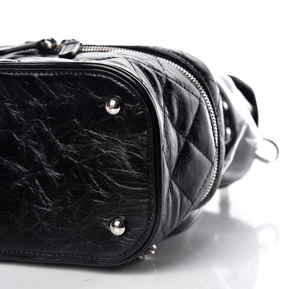 Chanel Crumpled Calfskin PVC Quilted Backpack Black 10 of 10