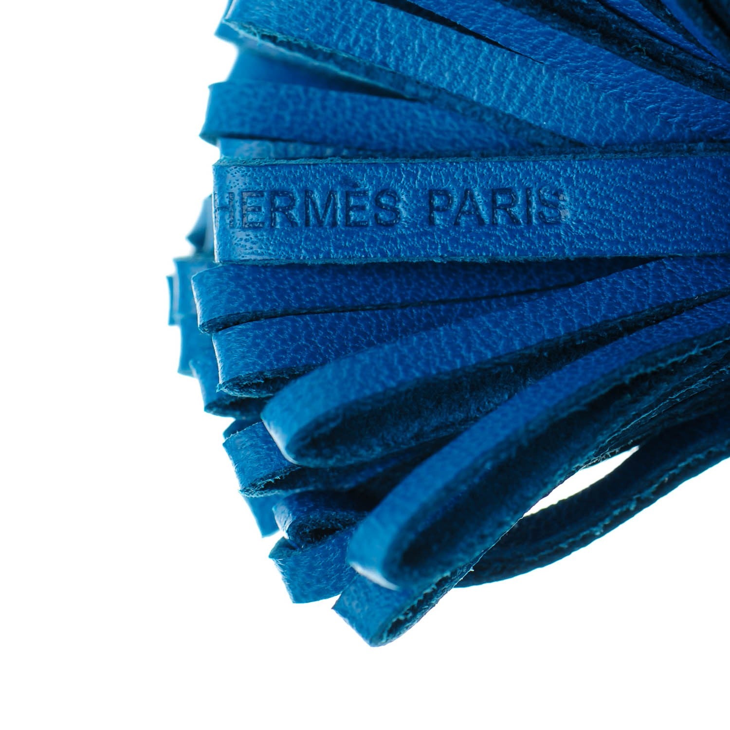Hermes Lambskin Carmen Uno-Dos Key Holder Bleu Izmir Lagon 3 of 5