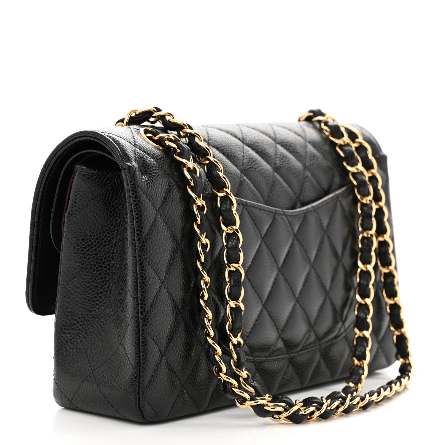 Chanel Caviar Quilted Medium Double Flap Black 3 of 11