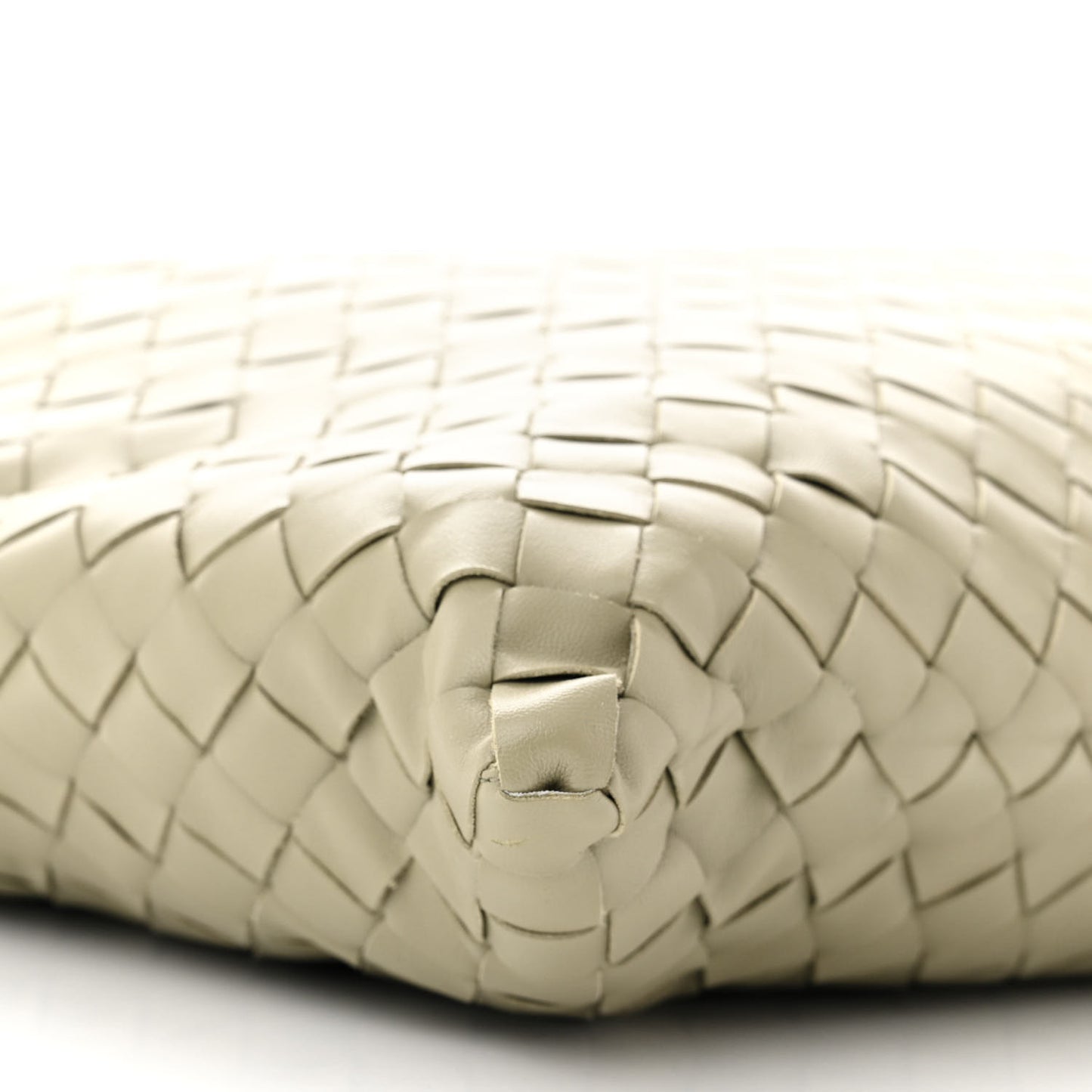 Calfskin Intrecciato Large Hop Travertine
