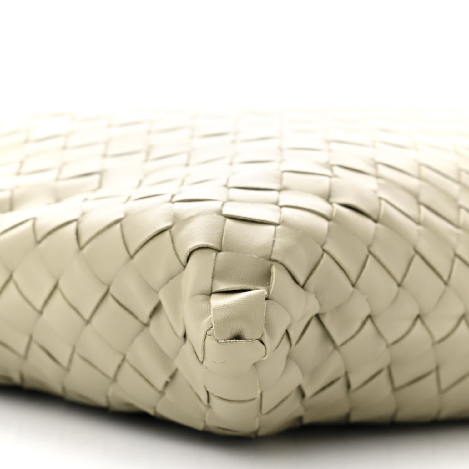 Bottega Veneta Calfskin Intrecciato Large Hop Travertine 9 of 10