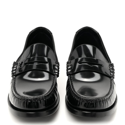 Saint Laurent Magnum Lux Calfskin Le Loafer 15 Moccasins 40.5 Black 3 of 10