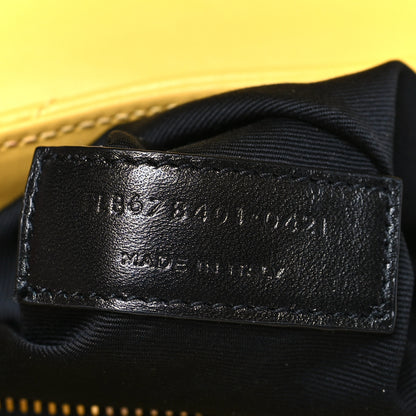 Saint Laurent Calfskin Y Quilted Monogram Toy Loulou Crossbody Bag Sunflower 7 of 11