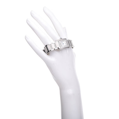 Cartier Stainless Steel 20mm Tank Francaise Quartz Watch 2 of 9