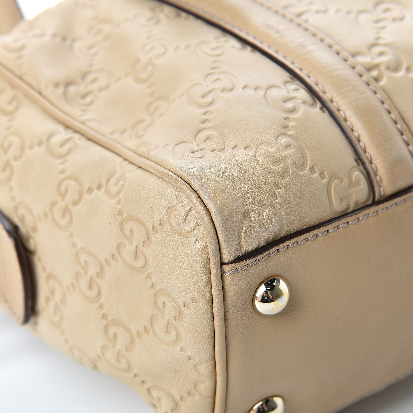 Guccissima Small Britt Boston Beige