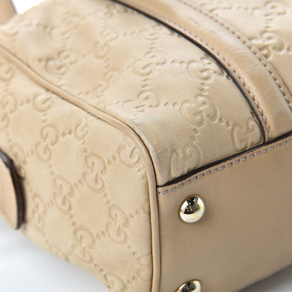 Gucci Guccissima Small Britt Boston Beige 9 of 19
