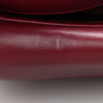 Chanel Calfskin Quilted Large Perfect Edge Flap Burgundy 9 of 11