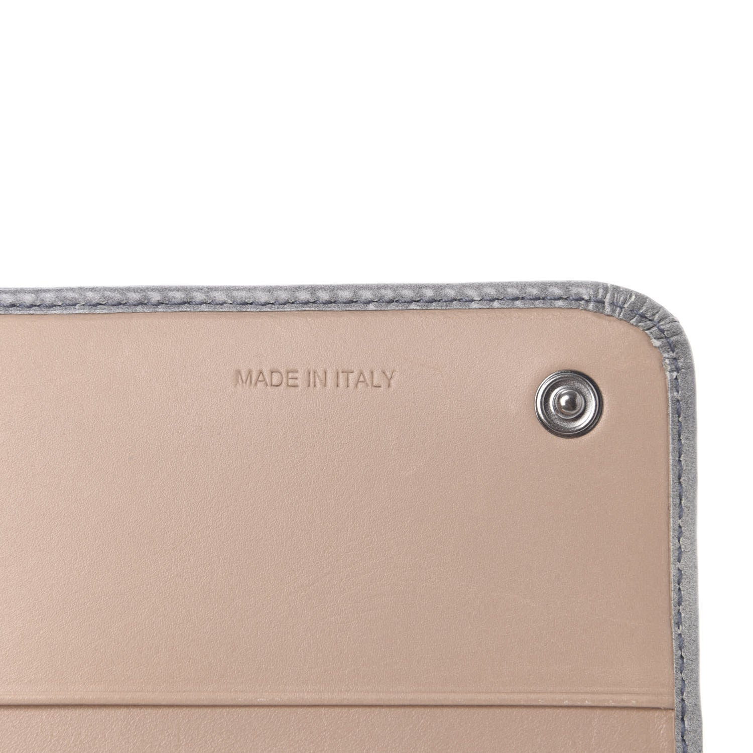 Prada Spazzolato Tria Continental Flap Wallet Grigio 11 of 12