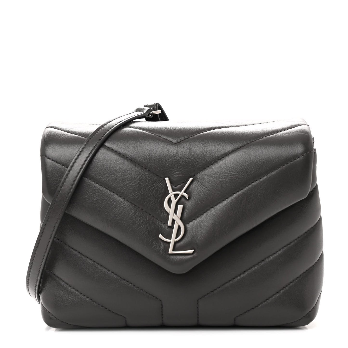 Calfskin Y Quilted Monogram Toy Loulou Crossbody Bag Earth