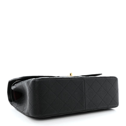 Chanel Caviar Quilted Jumbo Double Flap Black 4 of 12