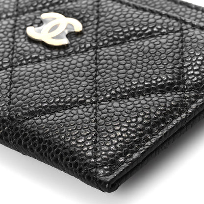 Chanel Caviar Quilted Card Holder Black 10 of 11