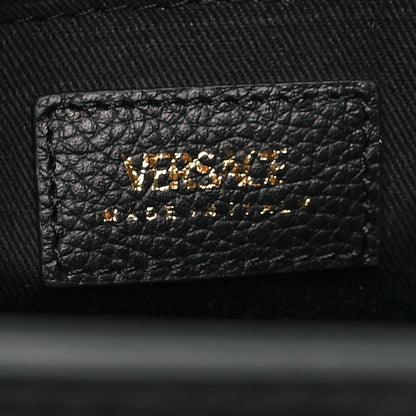 Versace Calfskin Virtus Tote Black 6 of 11