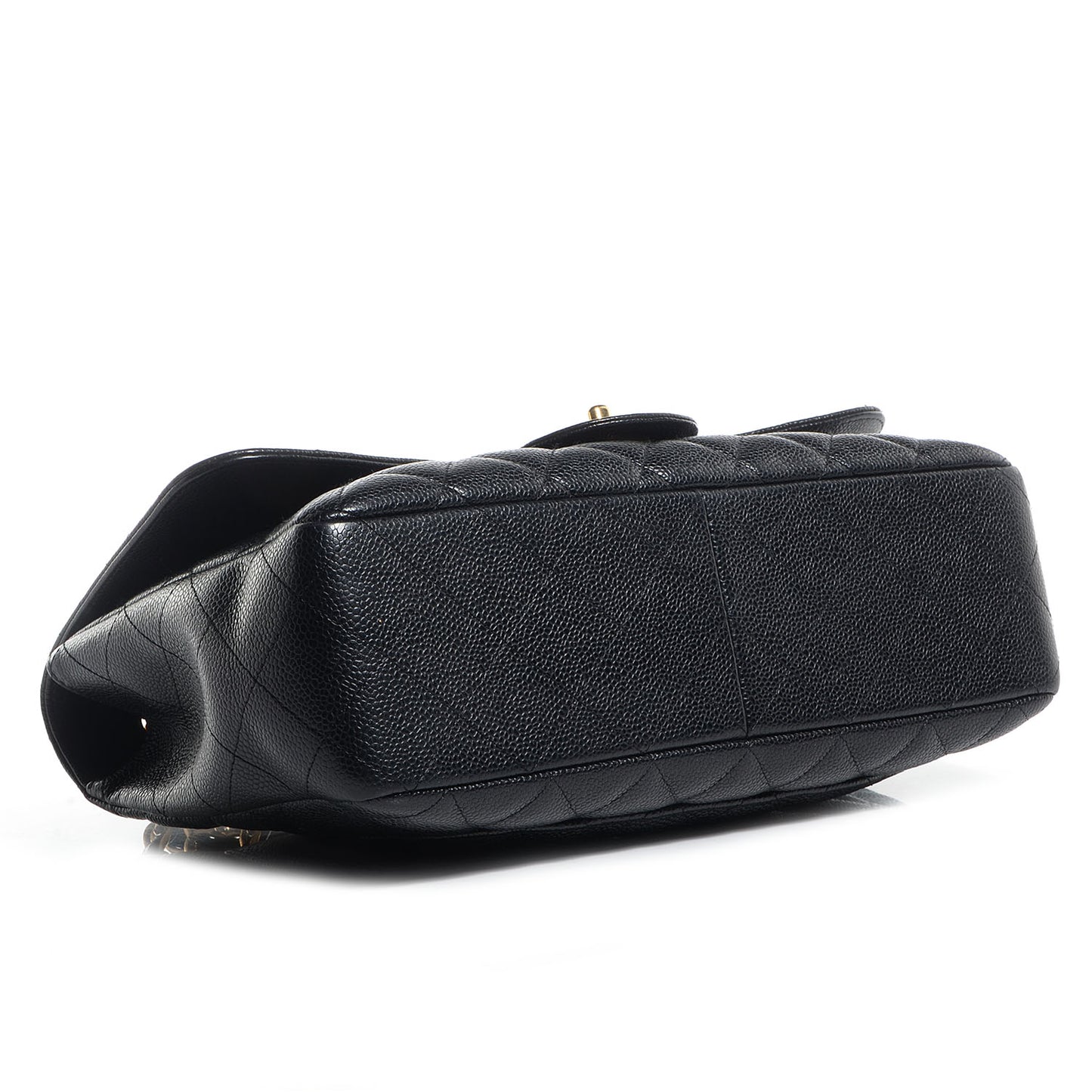 Caviar Jumbo Single Flap Black