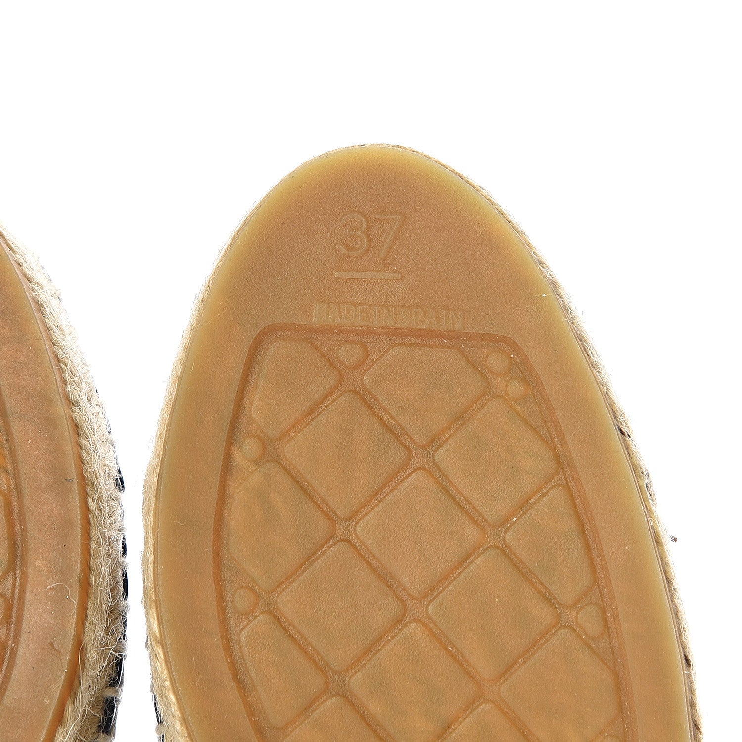 Chanel Goatskin Patent CC Espadrille Mules 37 Black 9 of 11