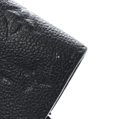 Louis Vuitton Empreinte Compact Curieuse Wallet Black 9 of 9