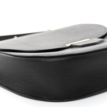 Celine Grained Calfskin Small Trotteur Black 9 of 10