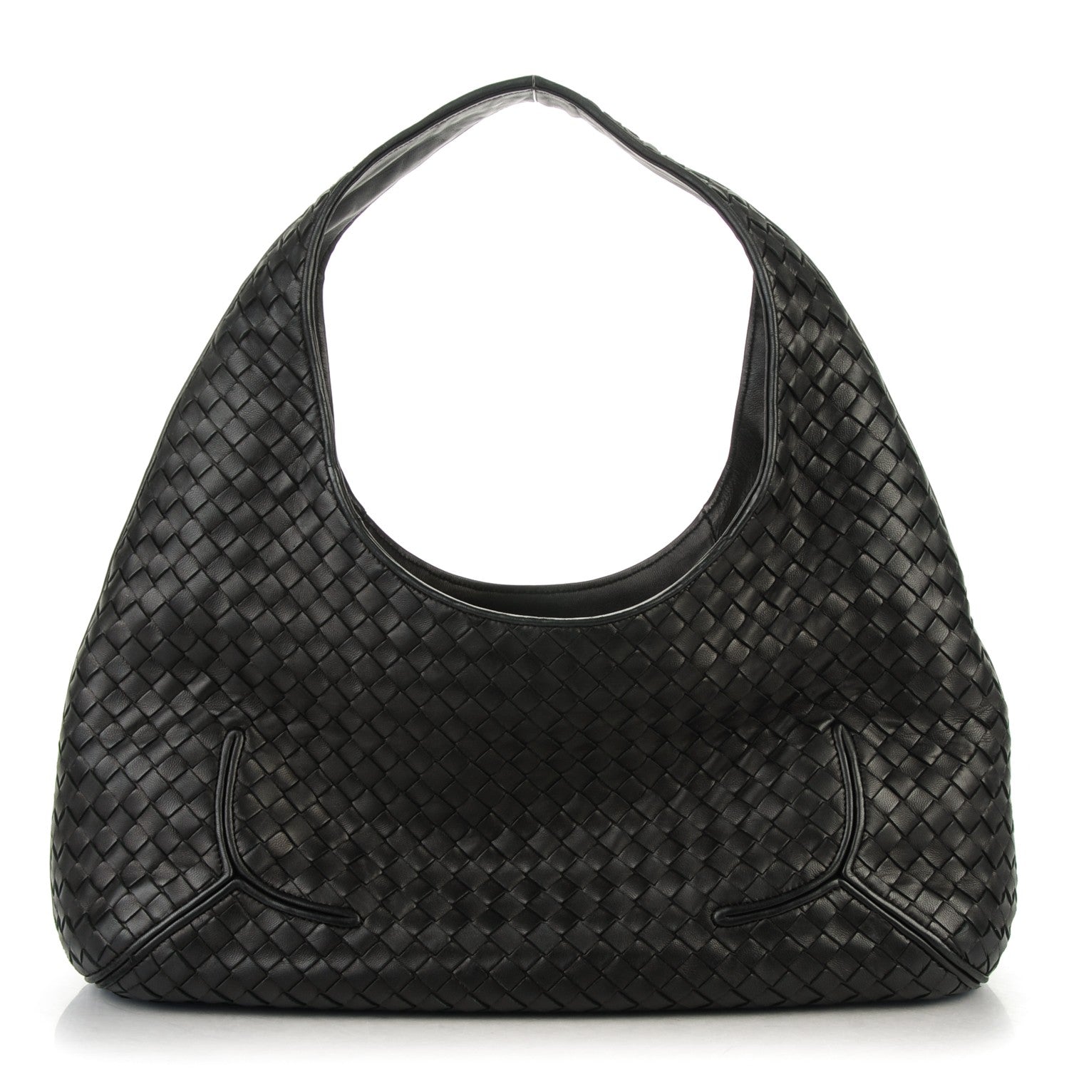 Bottega Veneta Nappa Intrecciato Ball Hobo Nero Black 1 of 8