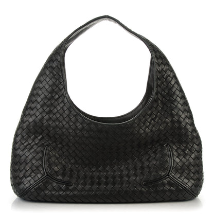 Bottega Veneta Nappa Intrecciato Ball Hobo Nero Black 1 of 8