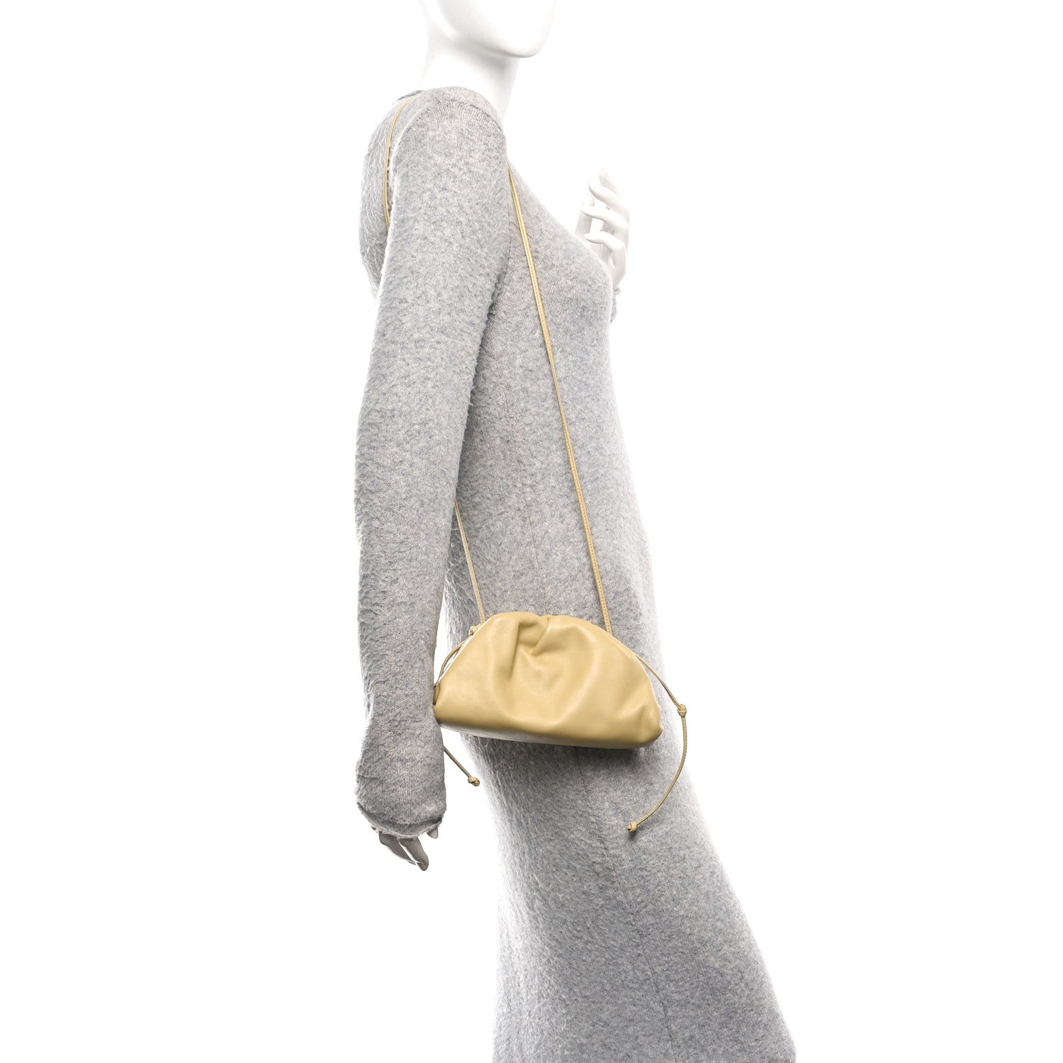 Bottega Veneta Butter Calfskin The Mini Pouch Porridge 2 of 10