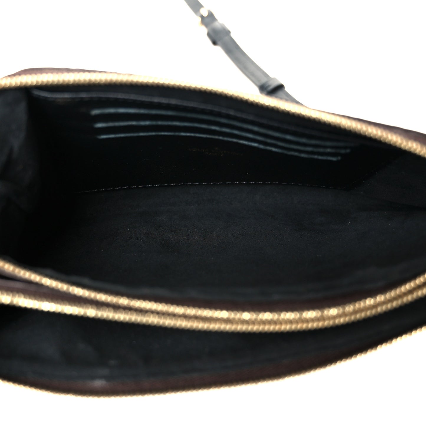 Reverse Monogram Giant Double Zip Pochette