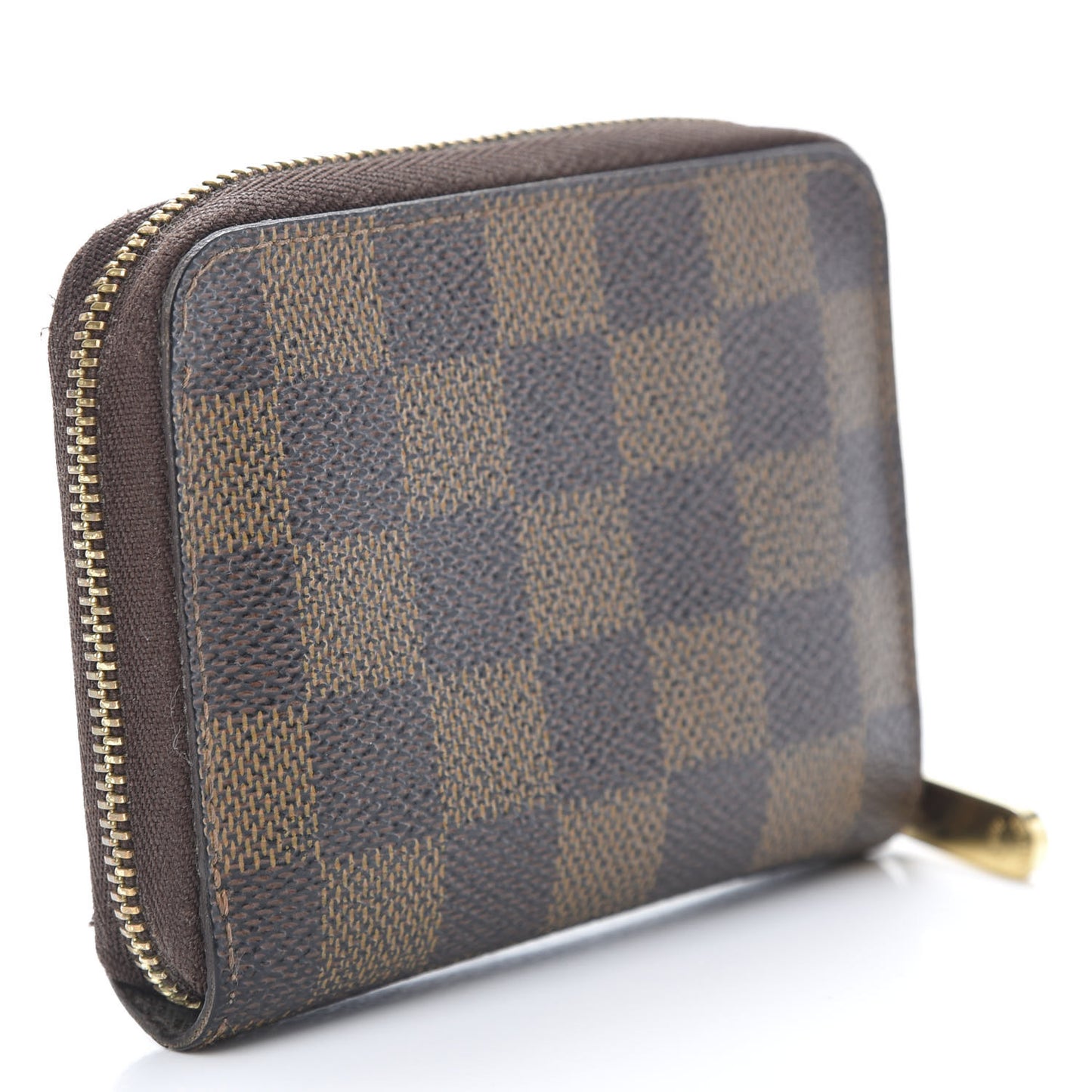 Damier Ebene Zippy Coin Purse Rose Ballerine