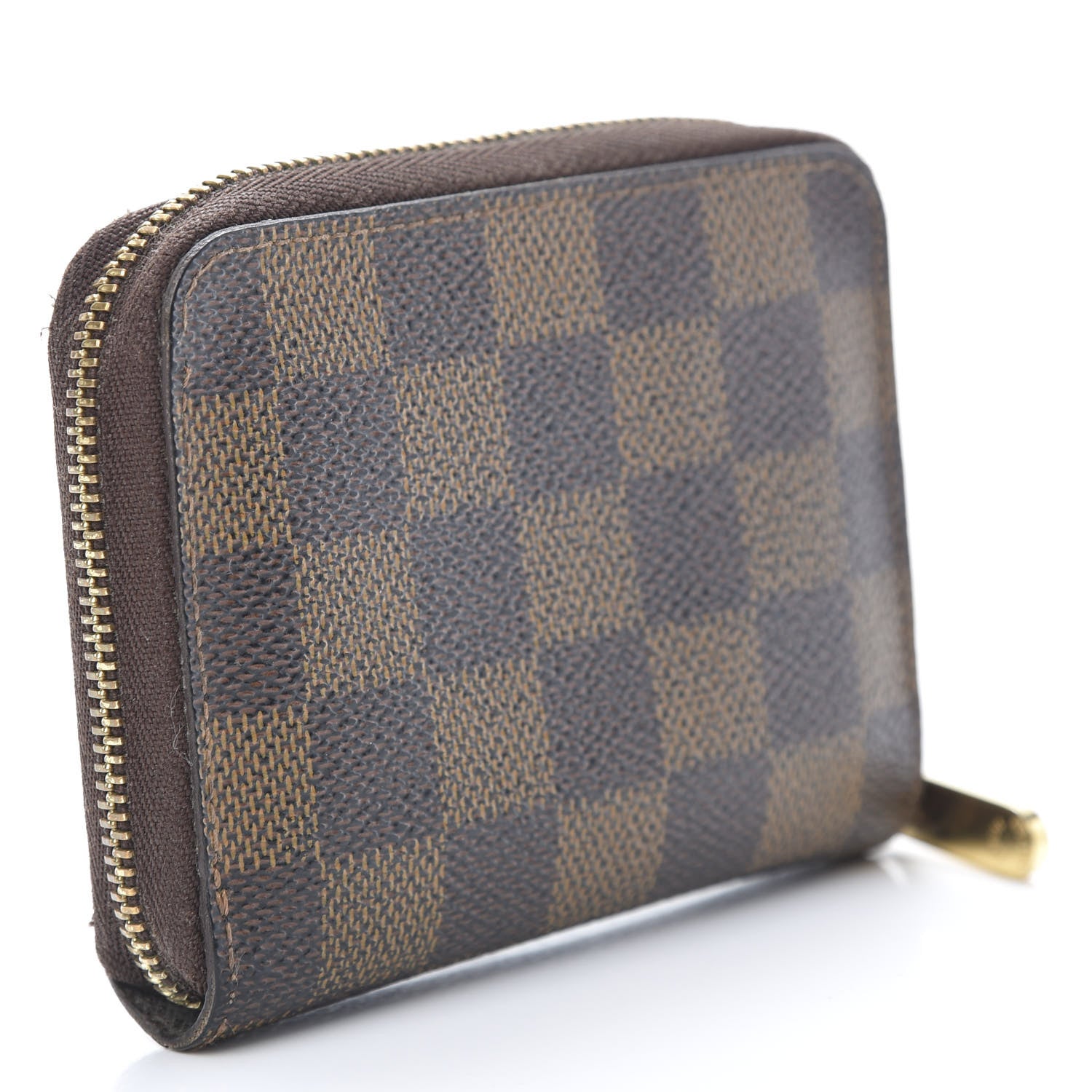 Louis Vuitton Damier Ebene Zippy Coin Purse Rose Ballerine 3 of 10