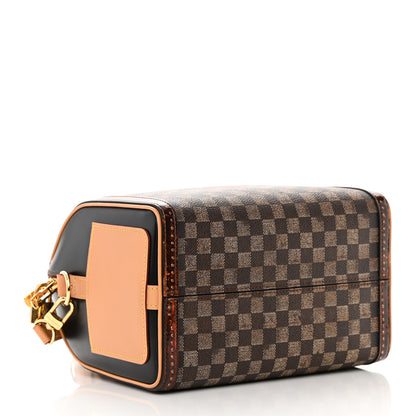 Louis Vuitton Transformed Damier Ebene Time Trunk Speedy Bandouliere 25 Black 4 of 12