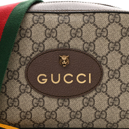 Gucci GG Supreme Monogram Web Neo Vintage Shoulder Bag Beige New Acero Crop 15 of 15