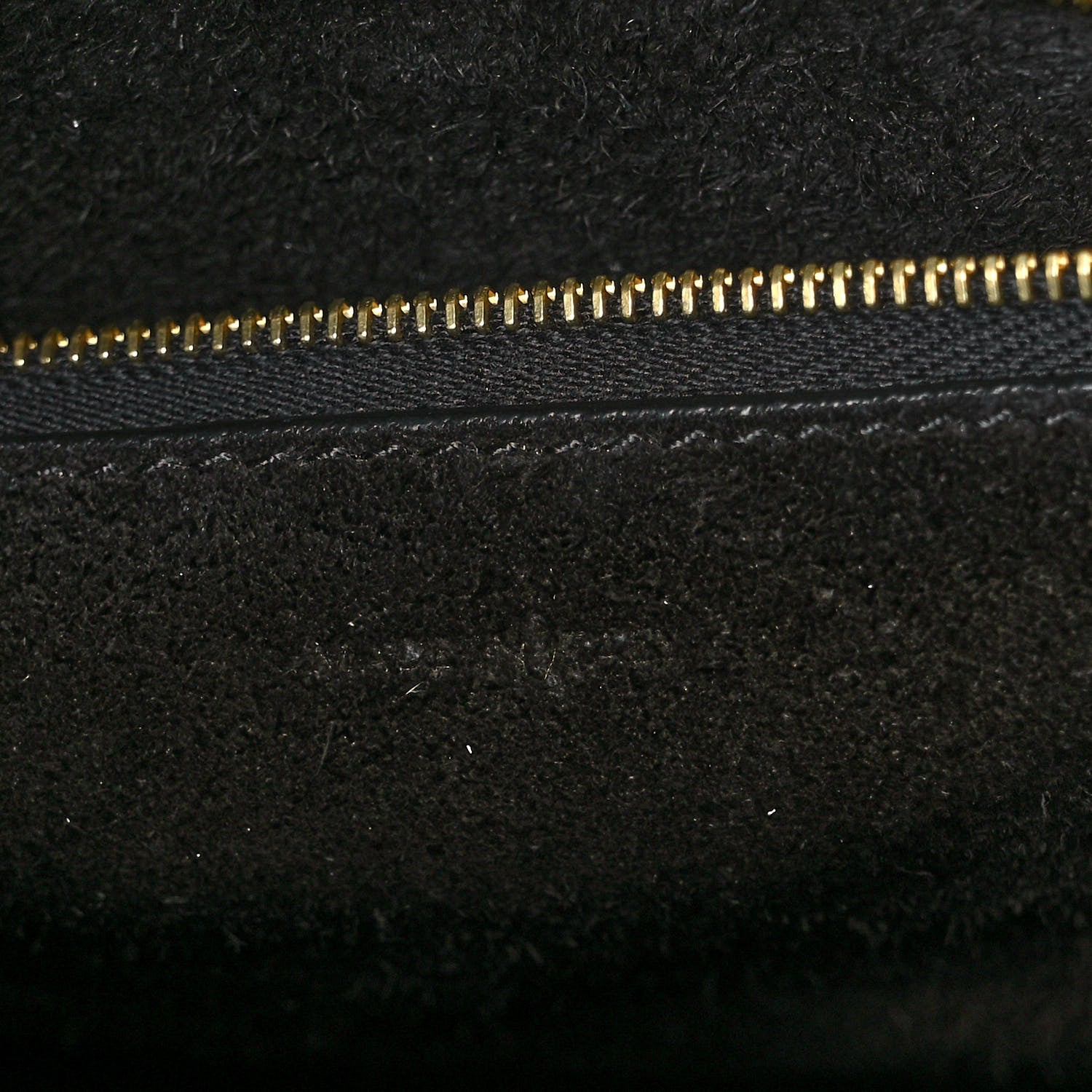 Celine Soft Grained Calfskin Small Sangle Bucket Bag Black 7 of 9