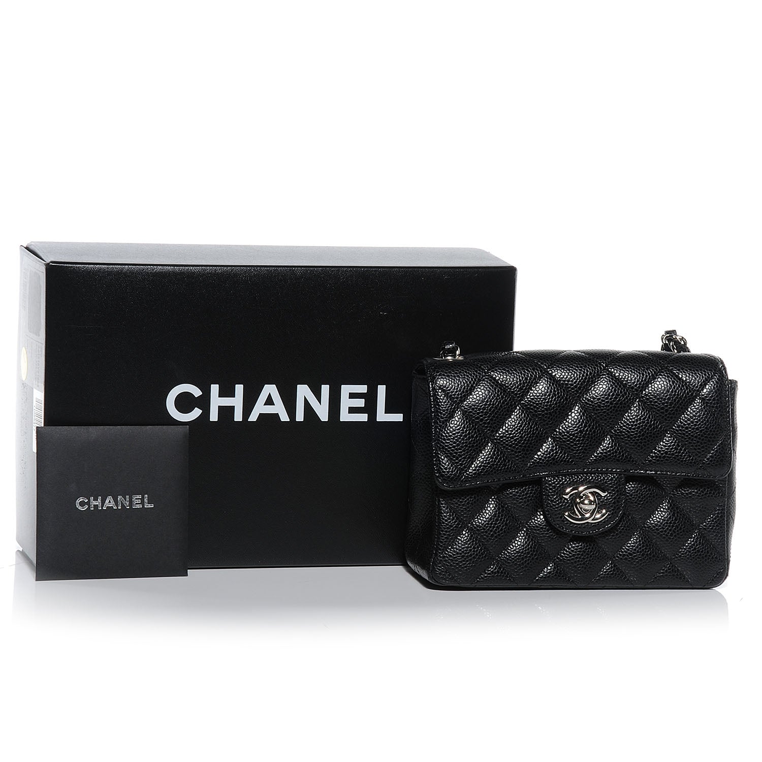 Chanel Caviar Quilted Mini Flap Bag Black 5 of 8