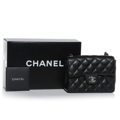 Chanel Caviar Quilted Mini Flap Bag Black 5 of 8