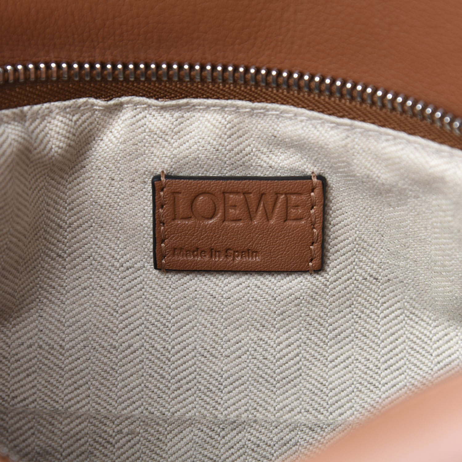 Loewe Calfskin Small Puzzle Bag Tan 8 of 9