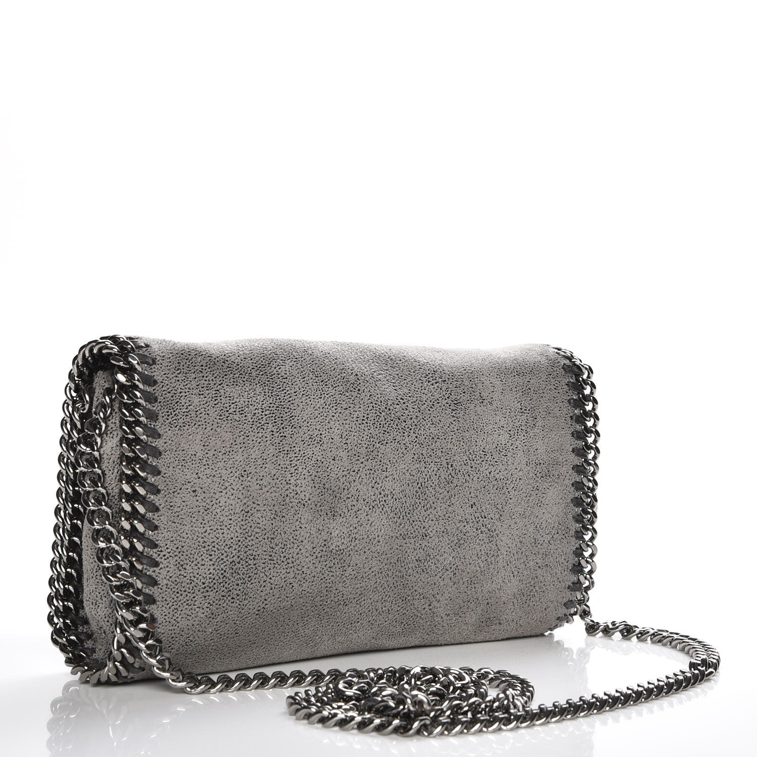 Stella McCartney Shaggy Deer Falabella Crossbody Bag Grey 3 of 8