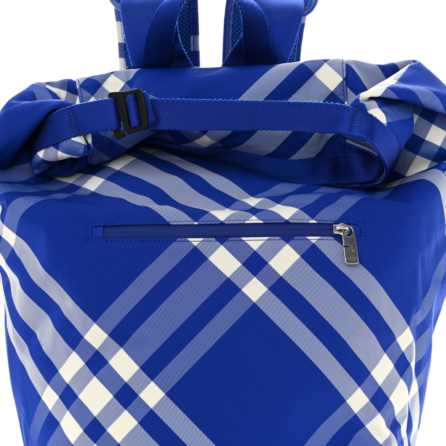 Nylon Nova Check Roll Backpack Knight