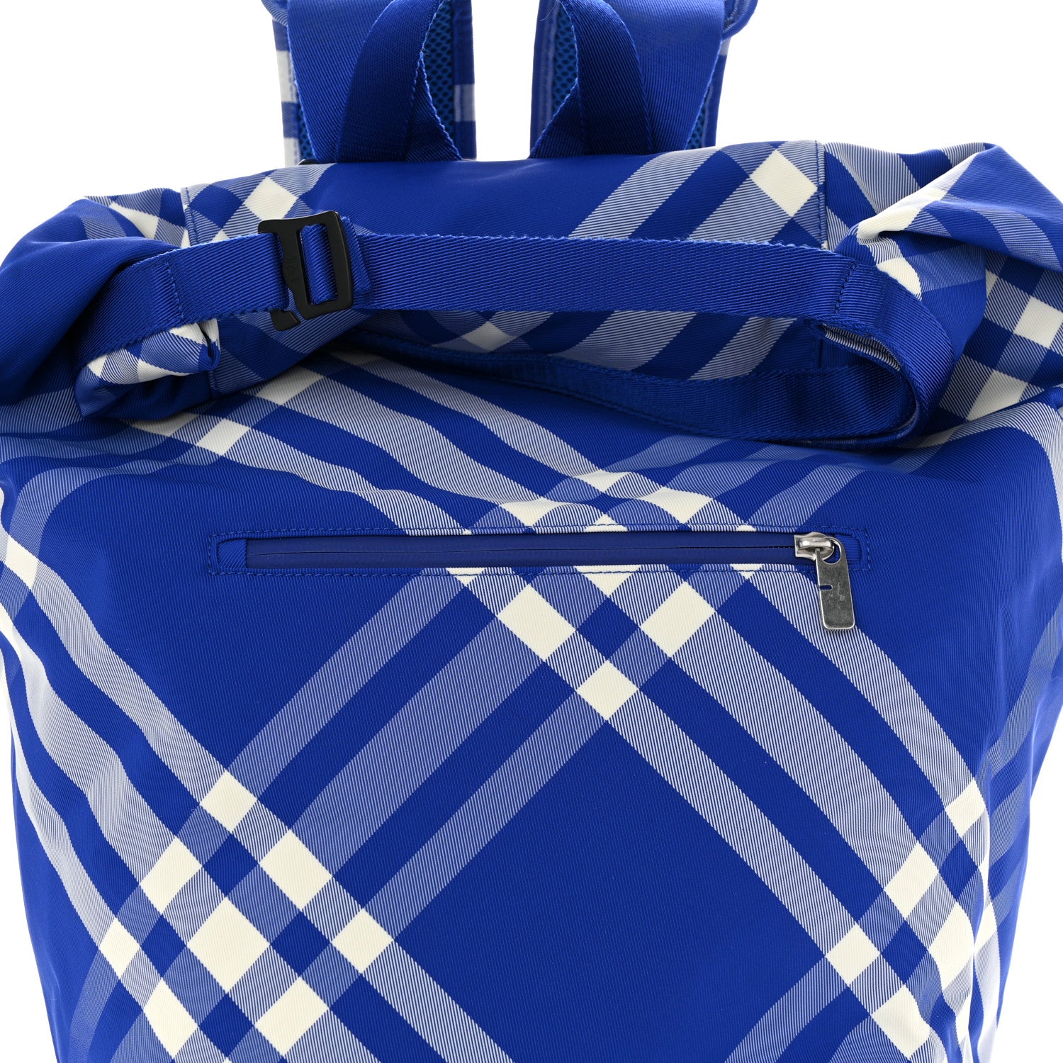 Burberry Nylon Nova Check Roll Backpack Knight 8 of 10