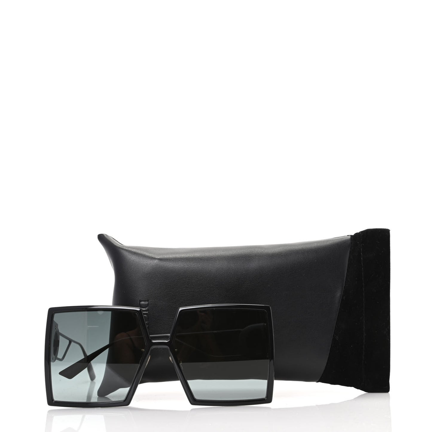 Square 30 Montaigne Sunglasses Black
