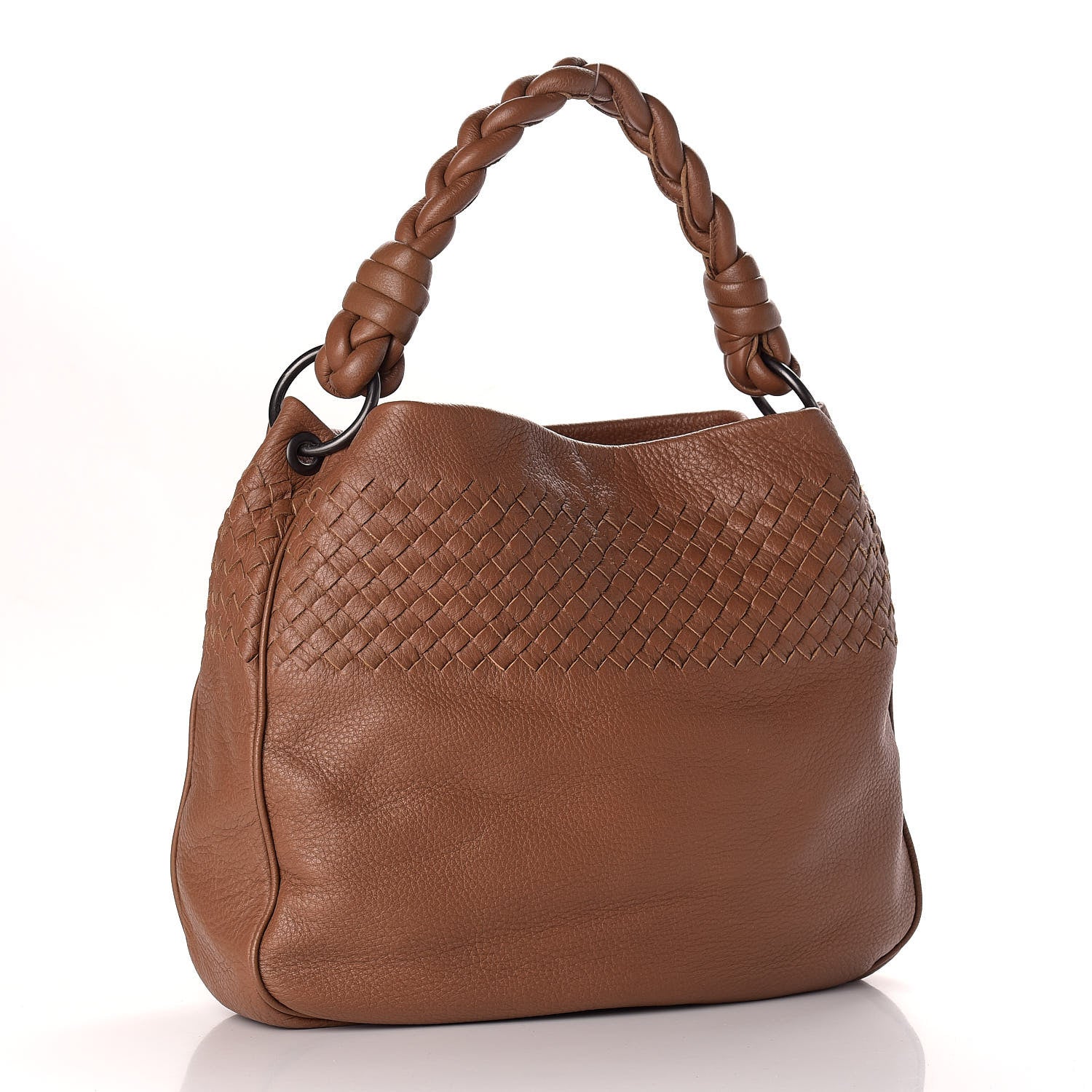 Bottega Veneta Cervo Intrecciato Shoulder Bag Noce 3 of 9