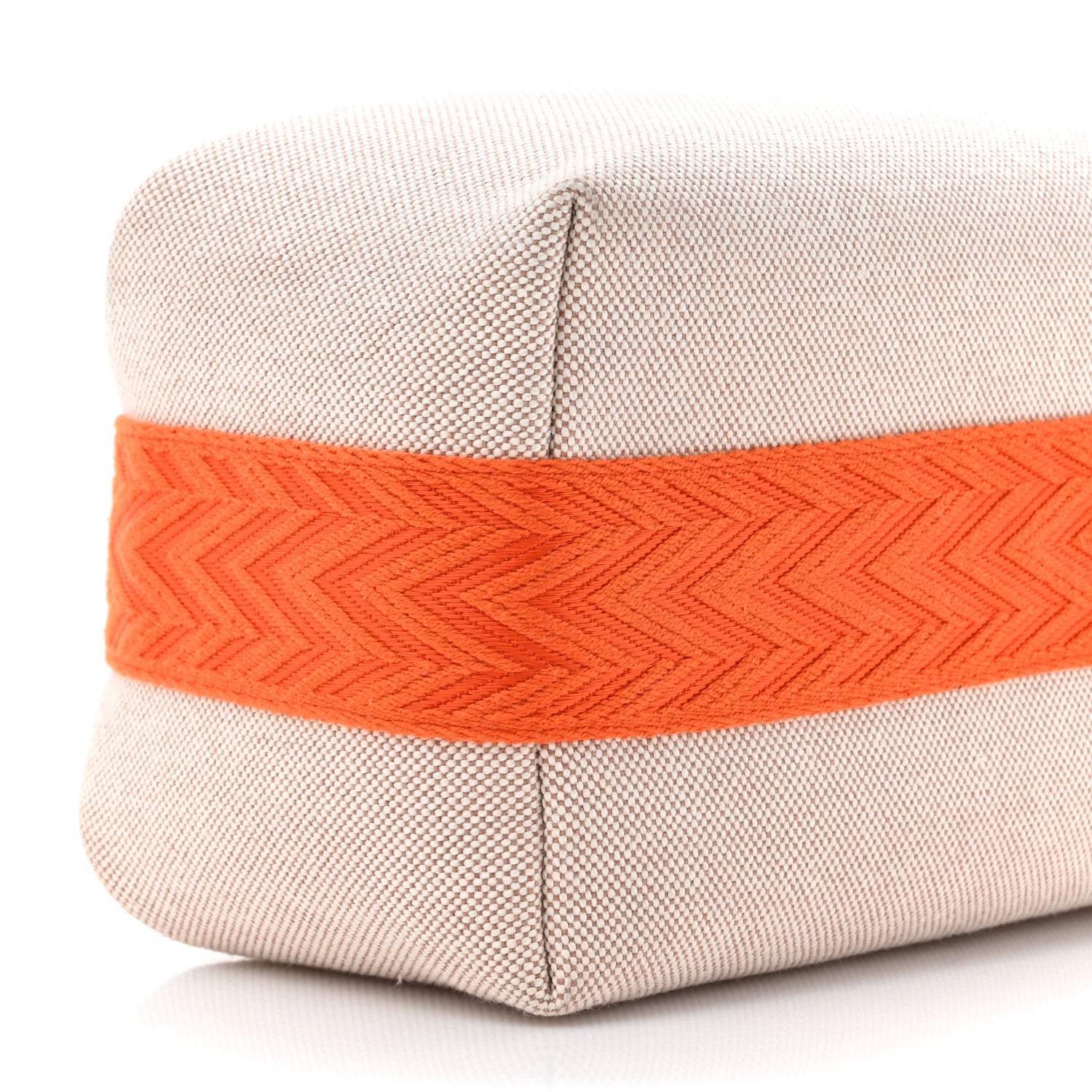 Hermes Canvas Small Bride-A-Brac Pouch Natural Orange 8 of 8