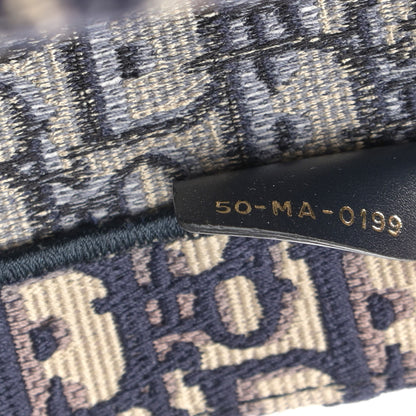 Christian Dior Oblique Medium Book Tote Blue Multicolor 7 of 11